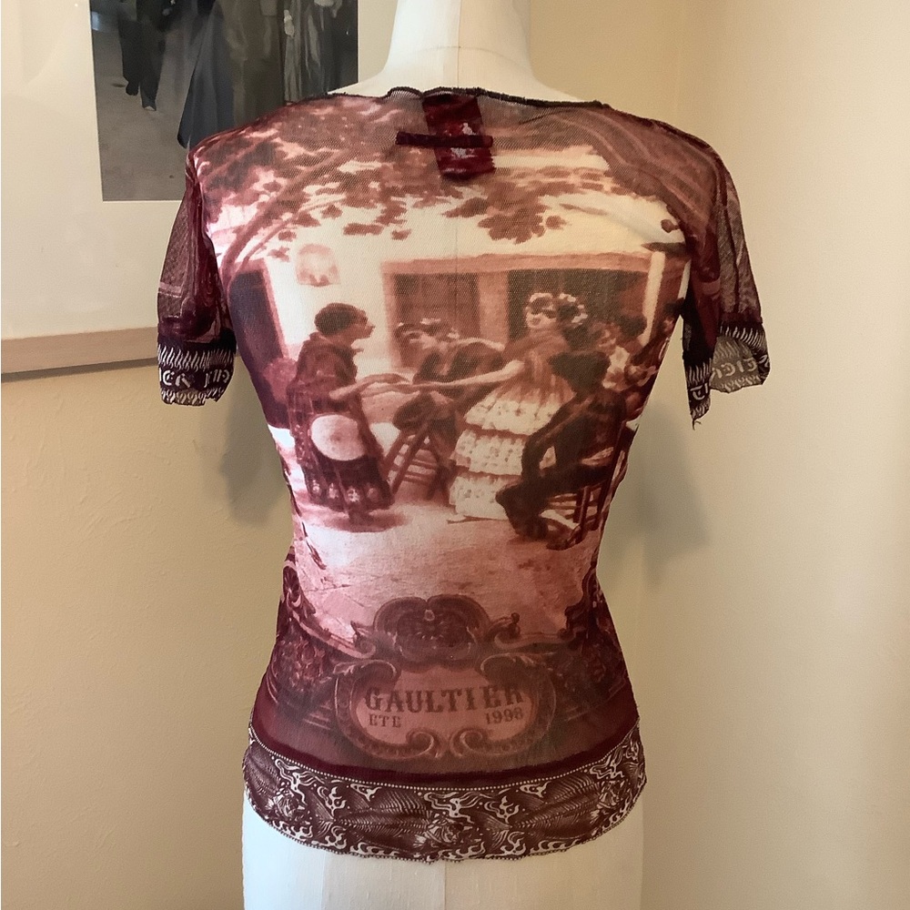 Jean Paul Gaultier 1998 Vintage Rare Mesh Top - Picture 2 of 8